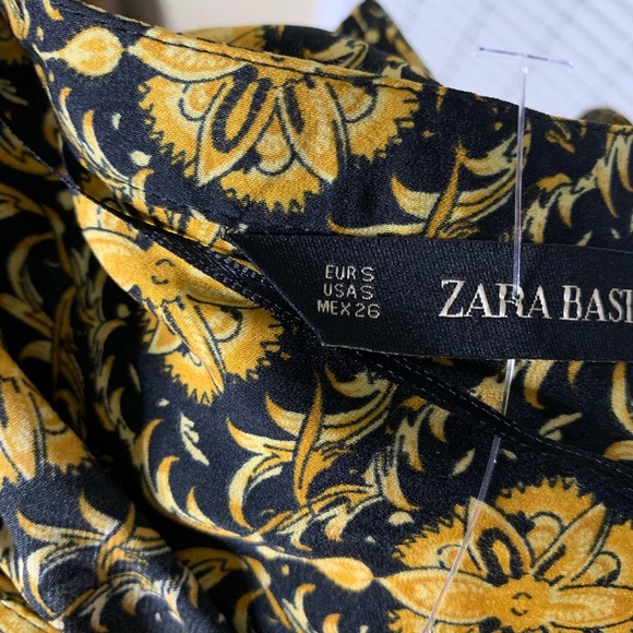 NWOT Zara Printed Long-sleeve Blouse - cute Print - Picture 8 of 8